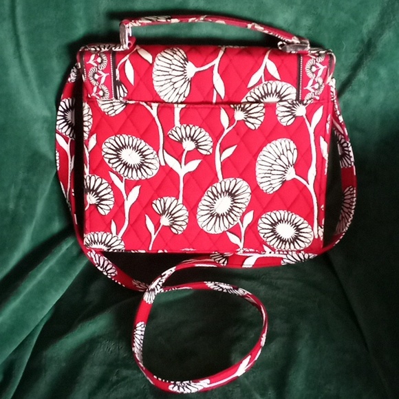 LNC Vera Bradley Deco Daisy Hand Bag w/ Detachable Strap Retired 2011 - Picture 2 of 9